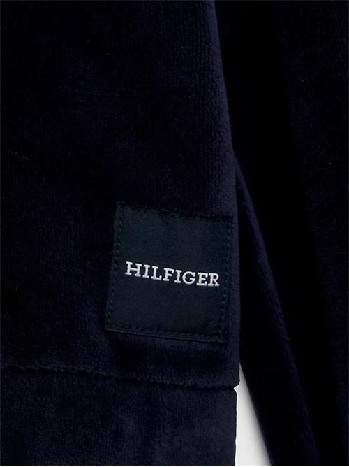 VELOURS ZIP THROUGH HOODIE TOMMY HILFIGER | KG0KG07376T/DW5